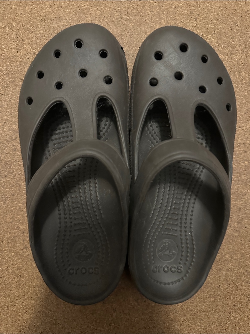 Brown Mary Jane Crocs